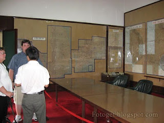 The map room in Independence Palace