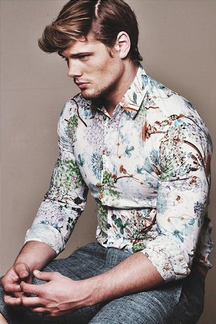 Camisa floral masculina