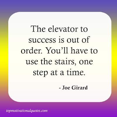 success quotes for life - the elevator