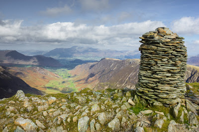 cairn, Dale Head, Newlands Valley, Lake District, Cumbria