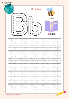 TRACING LETTER B