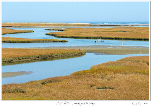 Fort Hill: ... others paddle along...