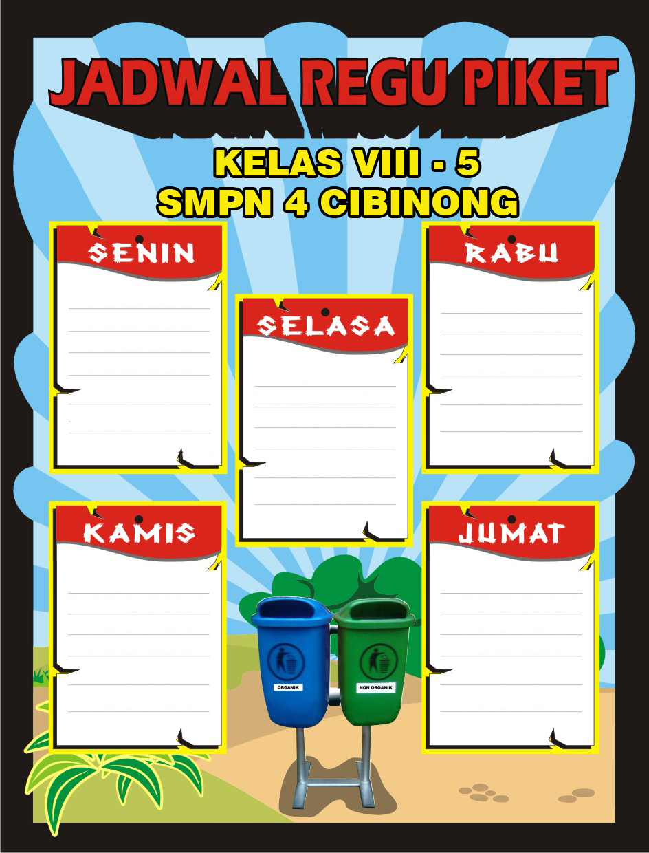 Contoh Gambar Jadwal Pelajaran - Surat Box