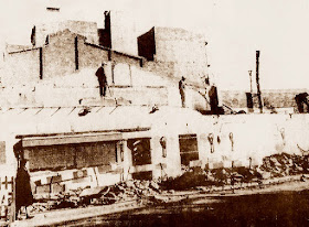 Momento de la demolición del Bar Granja, 1961
