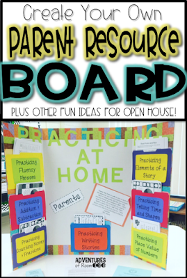 Need some fresh ideas for Back to School Night?  Come read all about how I set up my scavenger hunt, full of stations, information for families, using QR codes to help save paper, and even set up a practicing at home display for parents full of activities and printables for families to use at home with their student.  So many fun ideas for an elementary Open House! You can even check out my giving tree display!