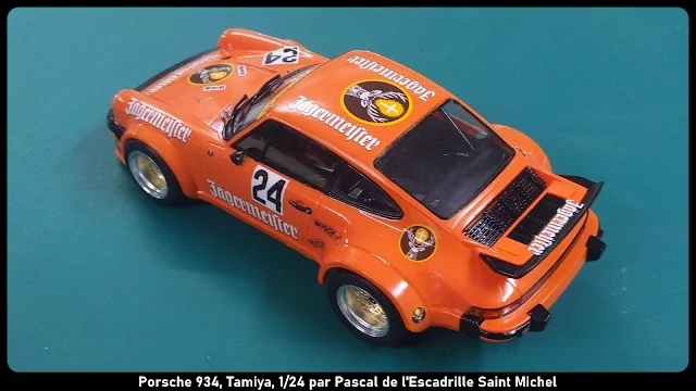maquette de la Porsche Turbo RSR type 934 de Tamiya au 1/24.