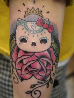 Hello Kitty Sweet Tattoo Designs