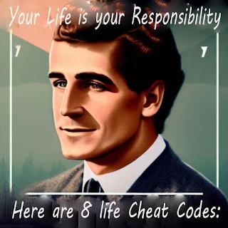 Your life is your Responsibility Here’s 8 life Cheat Codes: