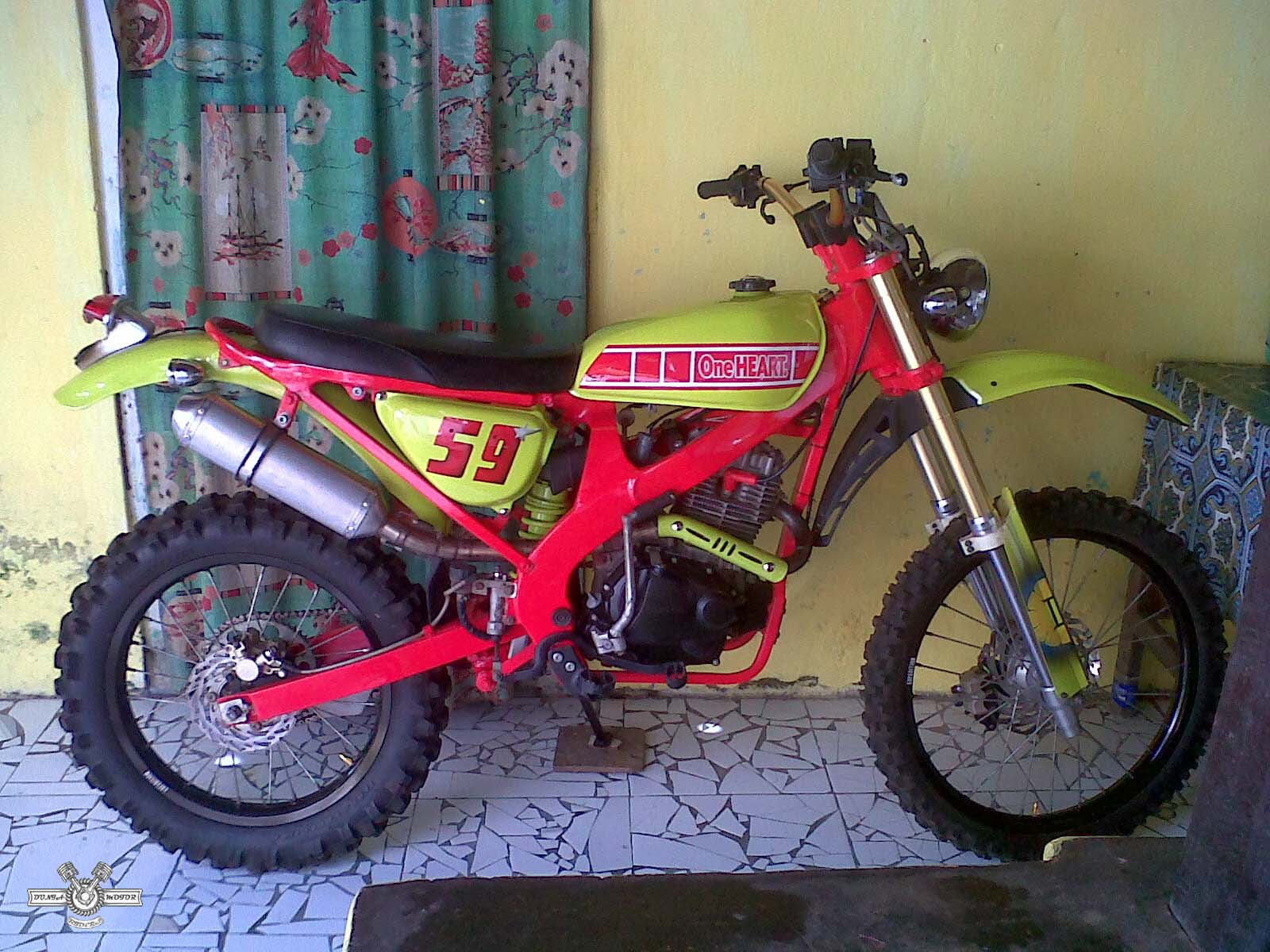 Modifikasi Keren Motor Trail Cross Adventure Bebek Dan CB