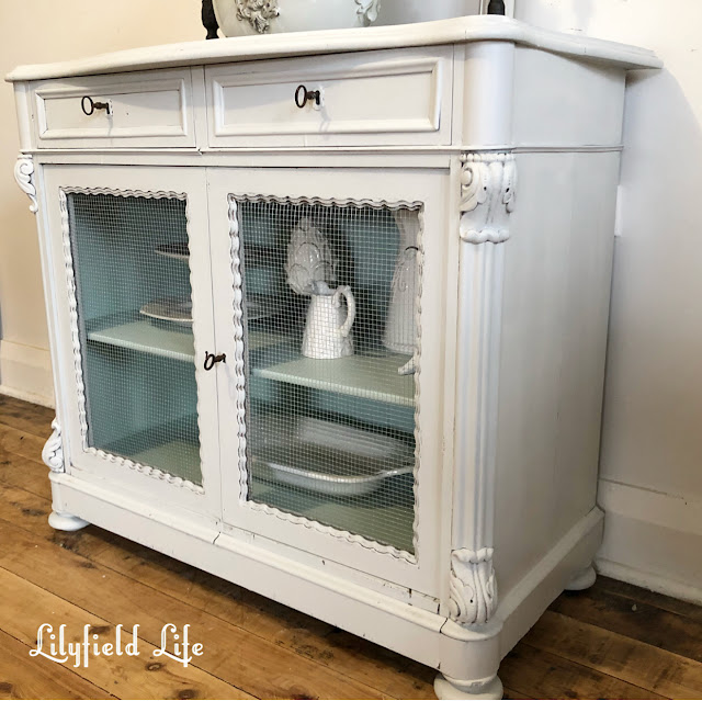 lovely french cabinet by Lilyfield life and how to removed contact easily