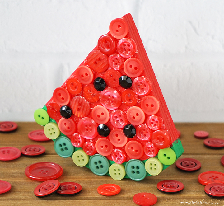 Watermelon Button Art