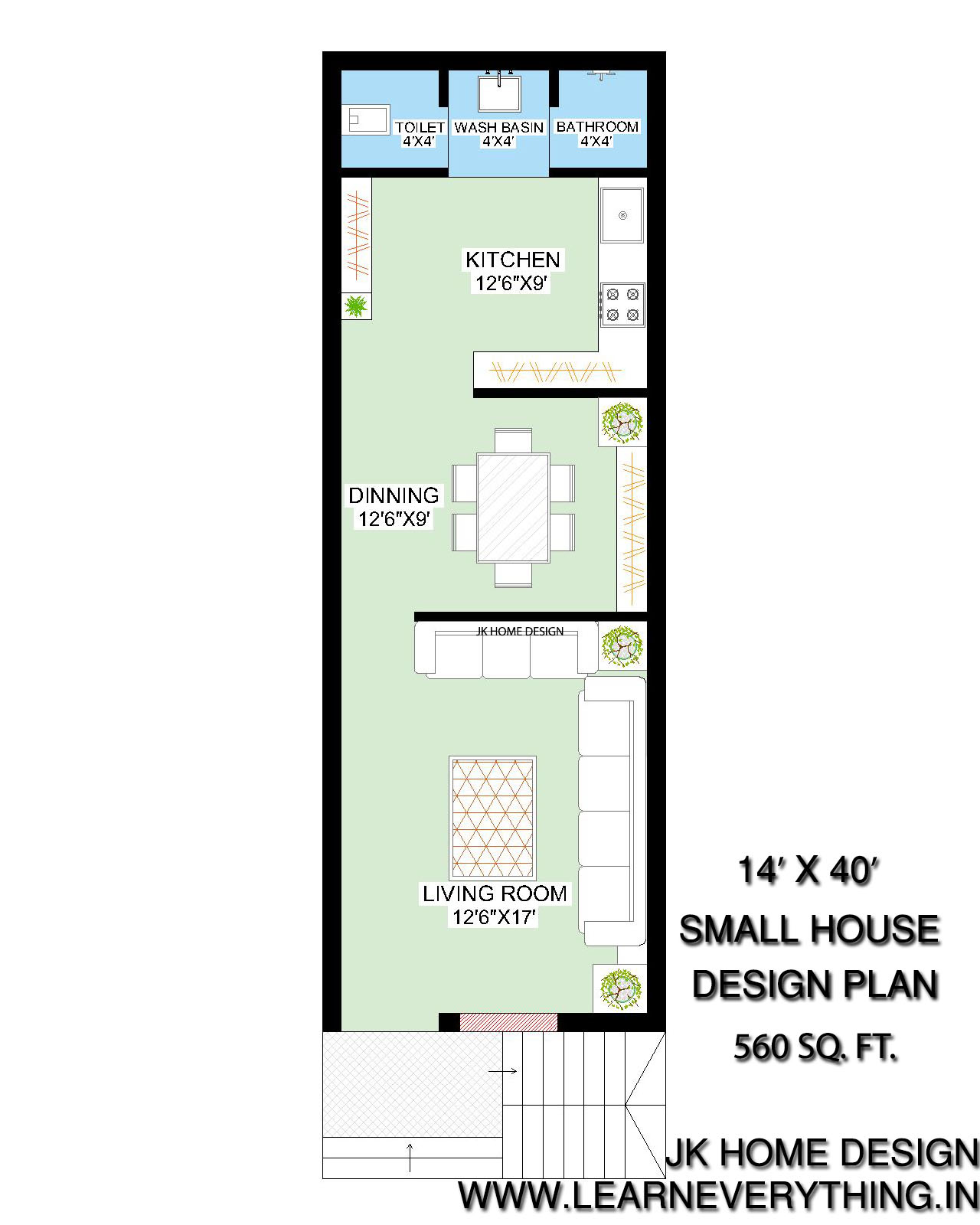 Indian Style Small House Design