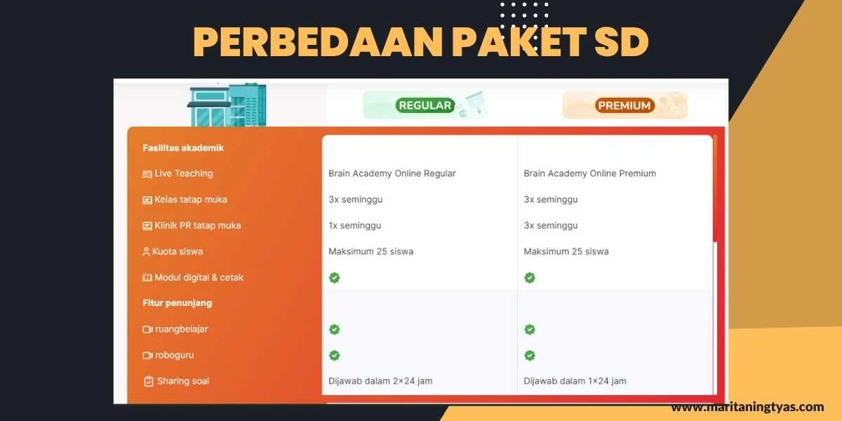 paket brain academy SD