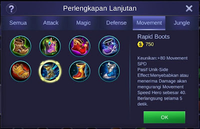 Rapid Boots Mobile Legends