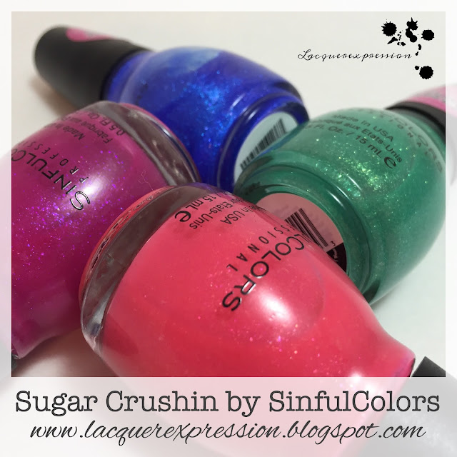 Sugar Crushin nail polish collection by Sinful Colors