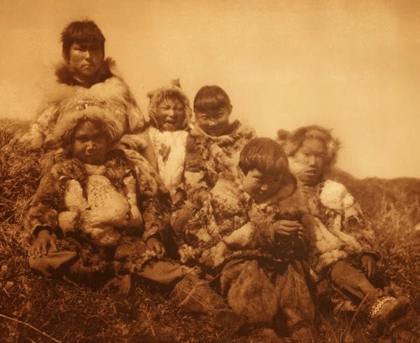 Native Children of The Bering Sea in 1930