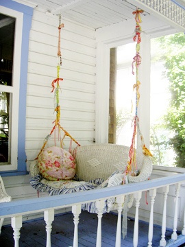 free log porch swing plans