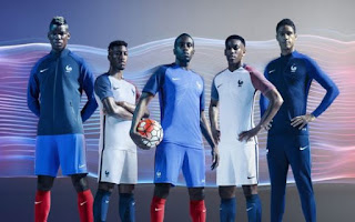 Tenue de l’équipe de France pour l'euro 2016
