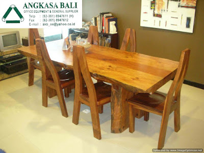 jual furniture meja makan minimalis di bali