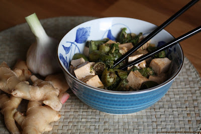 Sauté de berce au tofu