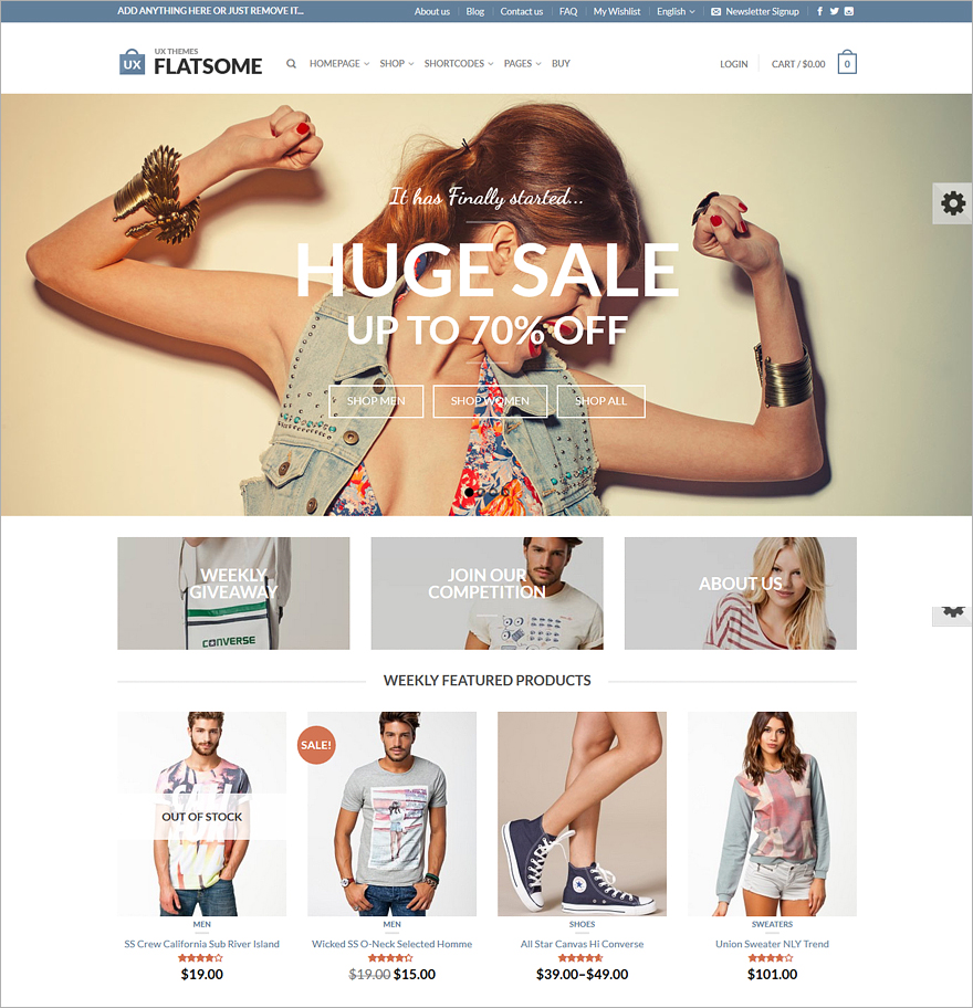 Flatsome Responsive WooCommerce Theme