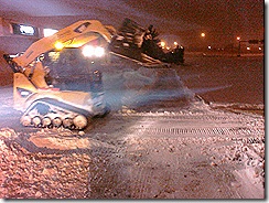 Plowing Calgary