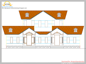 Single Floor House Plan and Elevation - 1400 Sq. ft - Kerala home ...