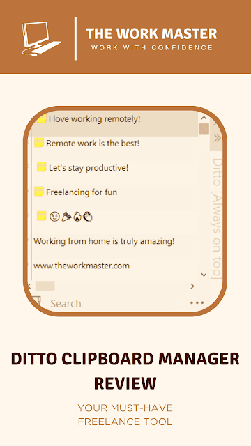 a pin about ditto clipboard manager review and how to use the tool