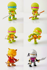 Gamestop Exclusive Teenage Mutant Ninja Turtles Mini Figures by The Loyal Subjects -  Leonardo, Donatello, Raphael, Michelangelo, Splinter & Shredder.jpg