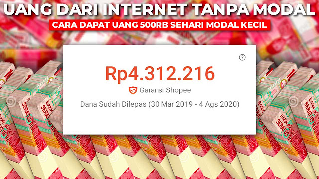 cara dapat uang 500rb sehari