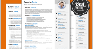 Desain CV Kreatif: Curriculum Vitae Simpel dan Elegan 