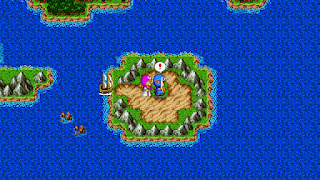 Yggdrasil, an unmarked - but important - location in Dragon Quest II. You can grab Yggdrasil Leafs if you visit Yggdrasil.