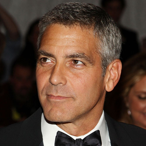 george clooney hairstyles