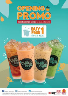 Chill Chill Buy 1 Free 1 Opening Promo at 1 Utama Shopping Centre (11 August - 18 August 2017)