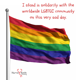 I stand in solidarity with the worldwide LGBTQI community