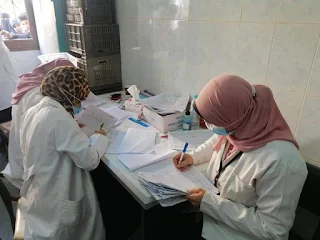 محافظة دمياط :  توقيع الكشف الطبى بالمجان على١٨٠٠مواطن بقرية المرابعين