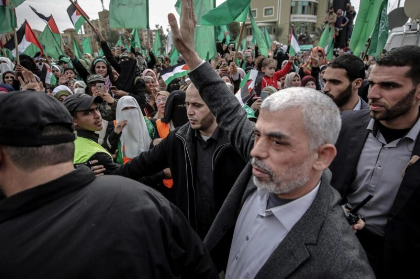 Yahya Sinwar (em imagem de arquivo de 2018) substituiu Ismail Haniyeh na liderança regional do Hamas | Foto: EFE/EPA/MOHAMMED SABER