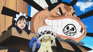 ワンピースアニメ パンクハザード編 623話 電伝虫 トラファルガー・ロー | ONE PIECE Episode 623