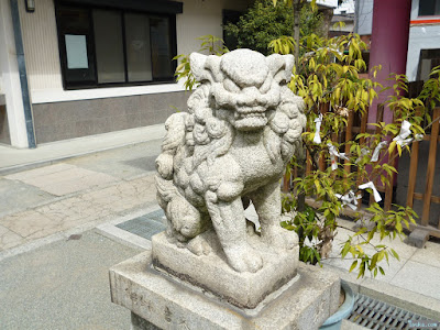神津神社十三戎神社狛犬