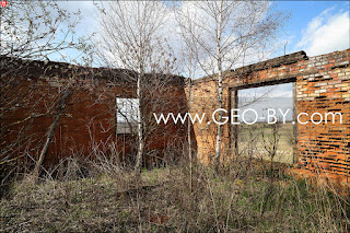 Kozarezy. Inside the ruins of a 19th-20th century farm building