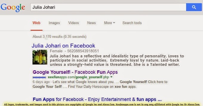 Google Yourself  And See Crazy Things About You 