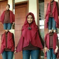 Model Jilbab Hoodie Rompi Cantik dan Casual