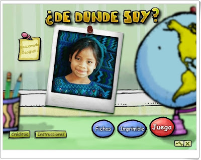 "¿De dónde soy?" (Juego de Geografía Universal)