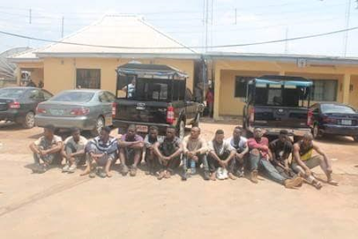 Police arrest 31 suspected cultists during initiation ceremony in Imo State 