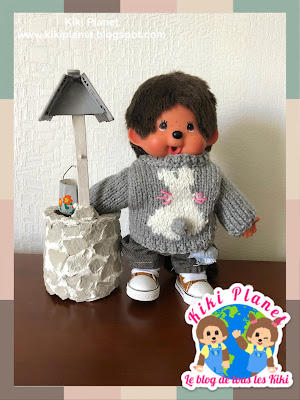 kiki Monchhichi puits well miniature handmade fait main kawaii