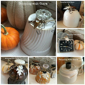 Chipping with Charm: Repurposed Pumpkins www.chippingwithcharm.blogspot.com