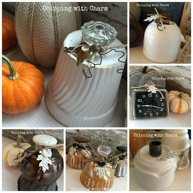 Chipping with Charm: Repurposed Pumpkins www.chippingwithcharm.blogspot.com