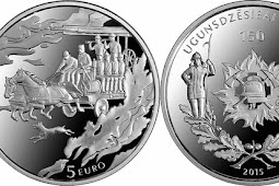 Latvia 5 euro 2015 - 150 years of firefighting