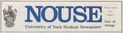 Masthead for the student newspaper, Nouse