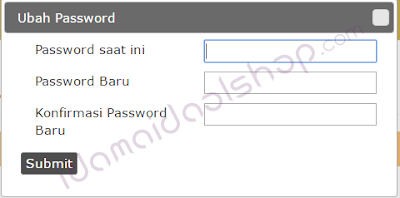 ubah password